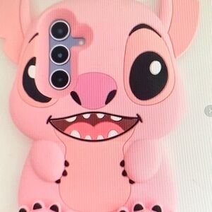 SHEIN Pink Cartoon Character Phone Case